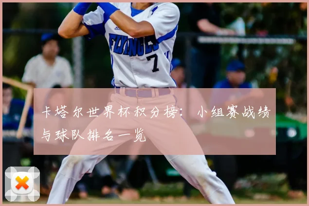 卡塔尔世界杯积分榜：小组赛战绩与球队排名一览